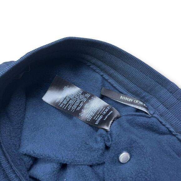 Set-GIORGIO ARMANI Cashmere-Cotton Hoodie/Sweatpants Navy Made In Italy $3500 - Picture 14 of 15